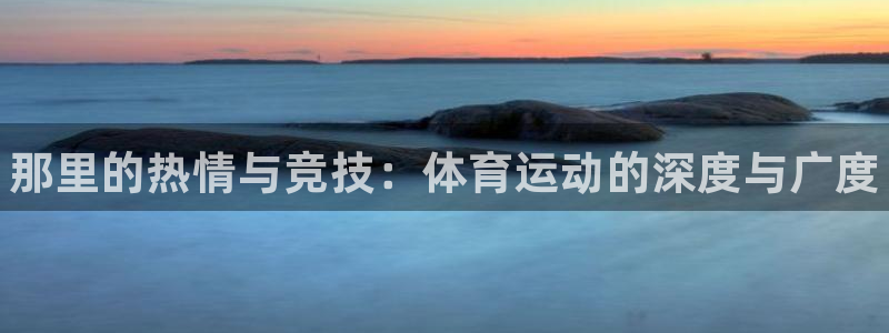 3377体育官方集团官网：那里的热情与竞技：体育运动的深度与
